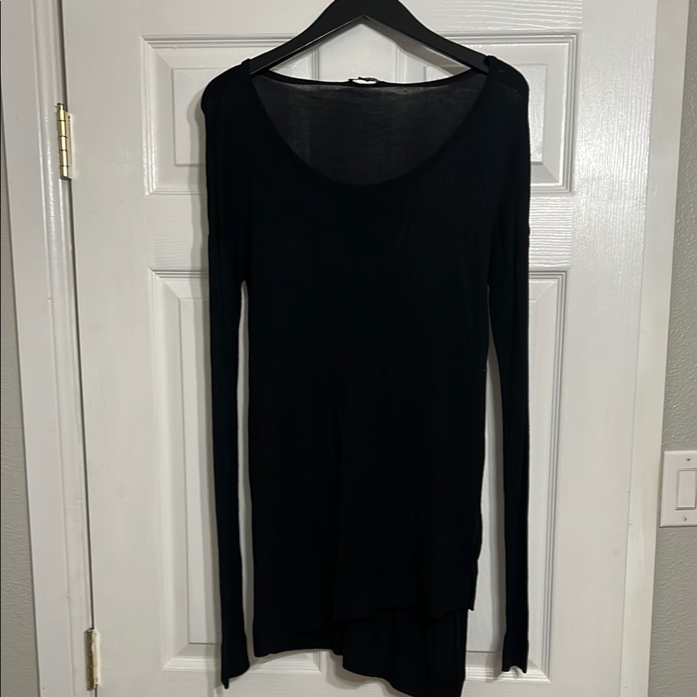 Black Long Sleeve Women's Top